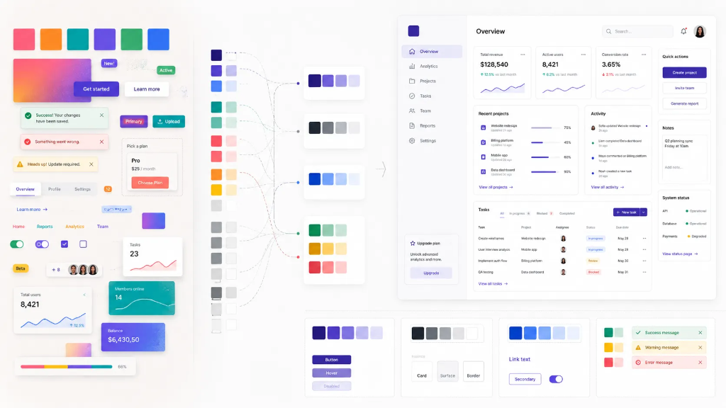 Your Colour Palette Is Not a Design System