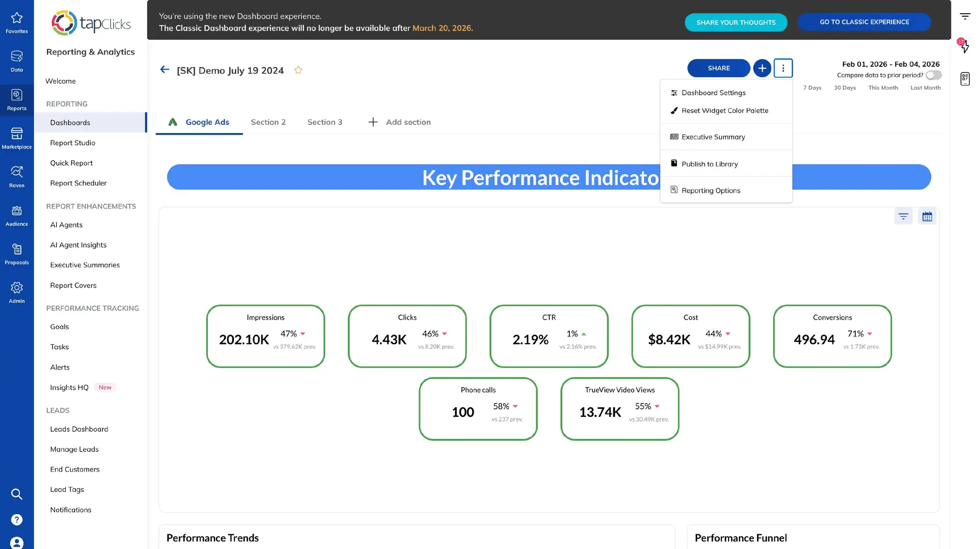 Global filters enter the existing dashboard configuration path