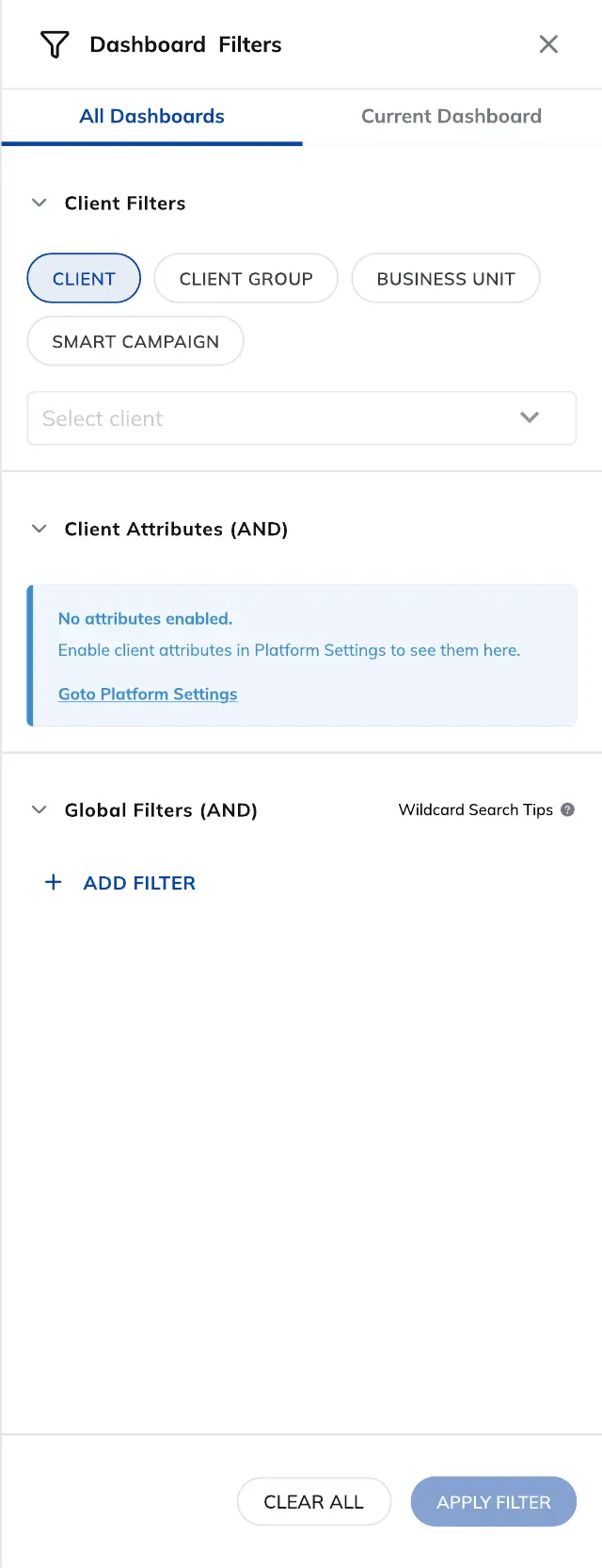 Super Admin empty state provides a direct configuration path
